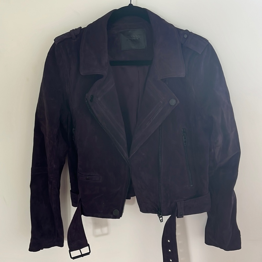 Purple Suede Jacket